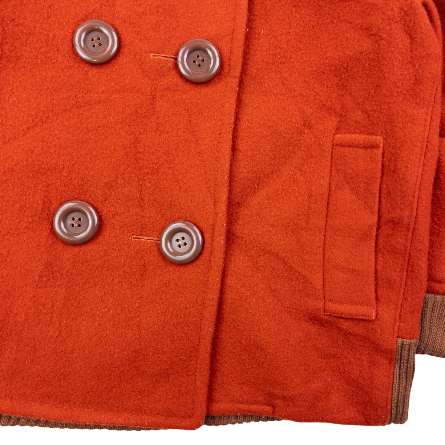 Vintage 2000s Mercibeaucoup By Issey Miyake Wool Jacket Womens Size S | Small, Orange