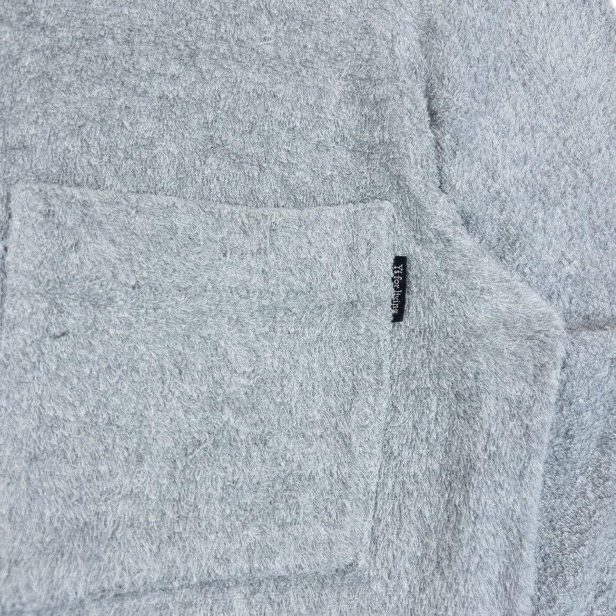 Vintage 90s Yohji Yamamoto Terry Cloth Jacket Size S | Small, Grey