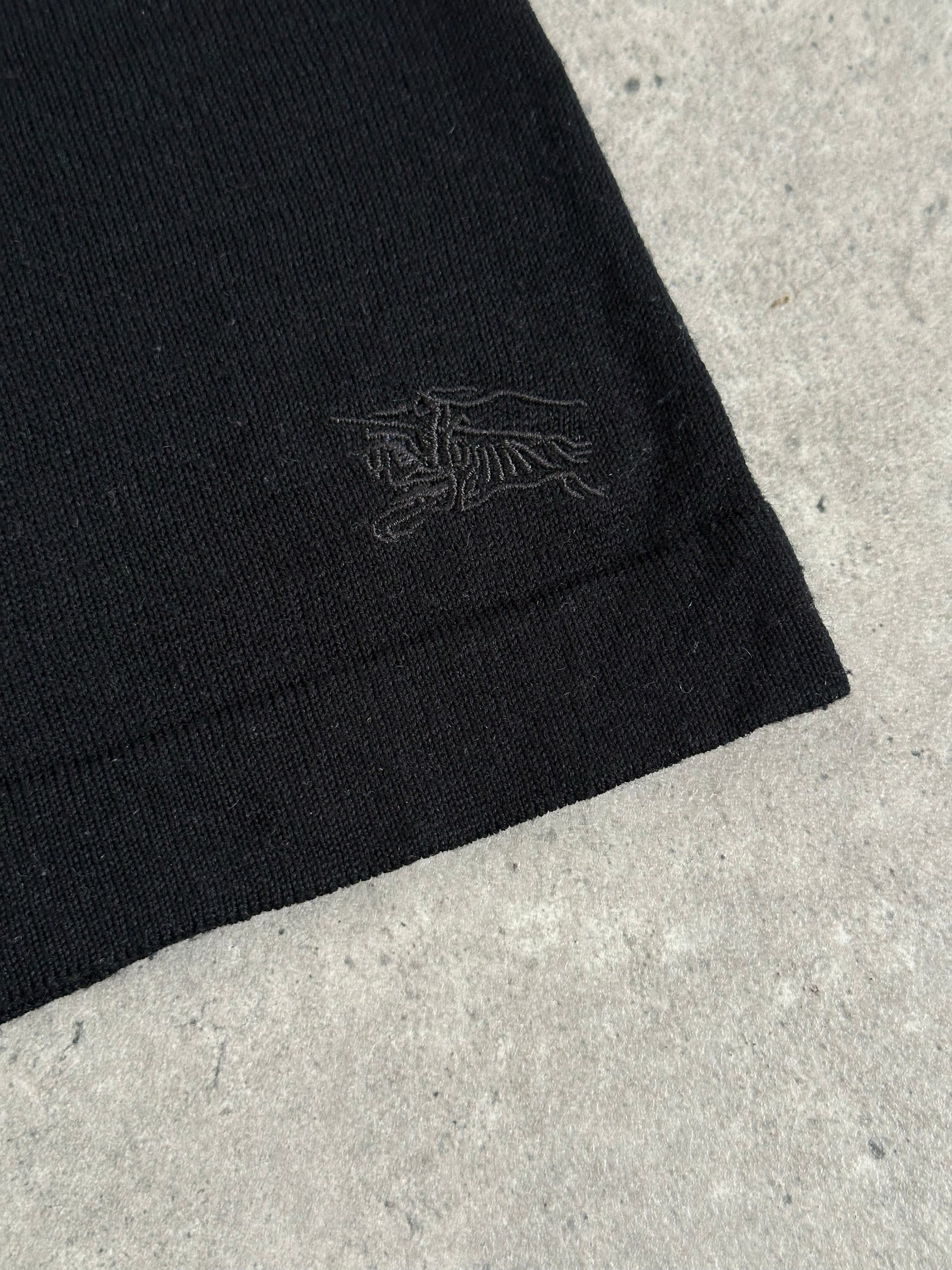 Burberry London 2000s Wool Silk Logo Cardigan - S