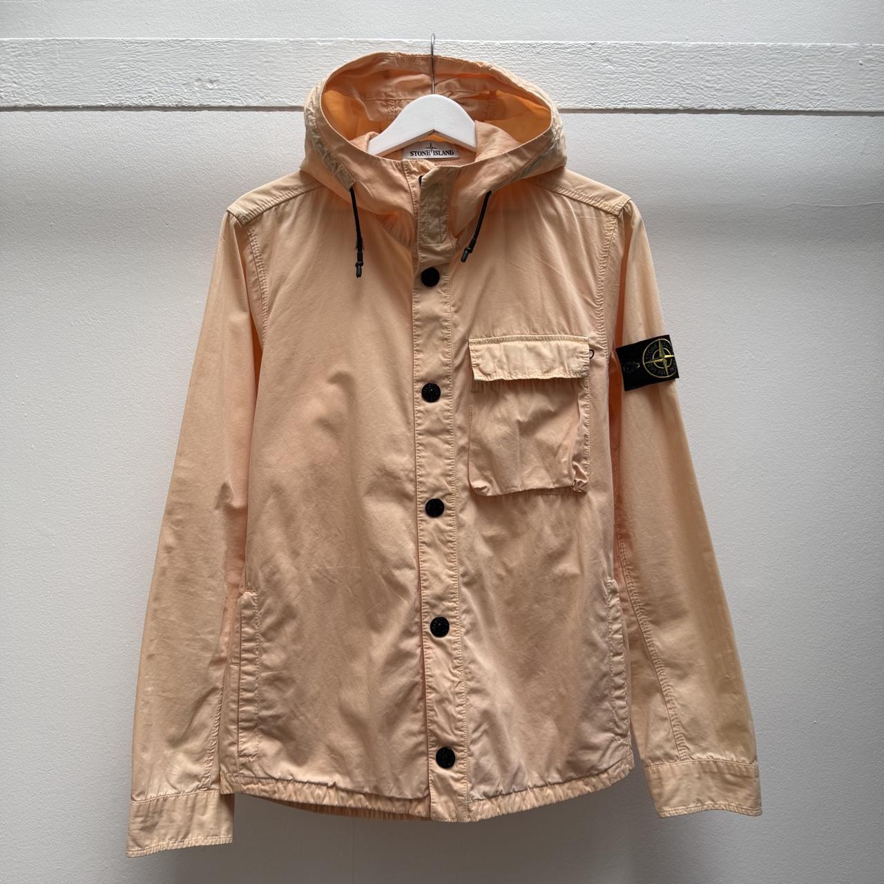 Stone Island Hooded Overshirt (S) | Small, Peach