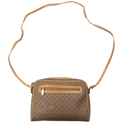Vintage 80s Gucci Monogram Leather Crossbody Bag