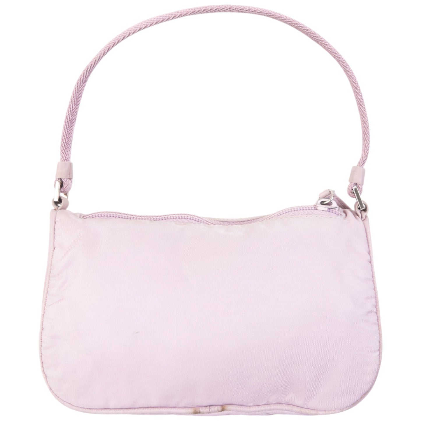 Vintage 2000s Prada Mini Baguette Shoulder Bag | O/S, Pink
