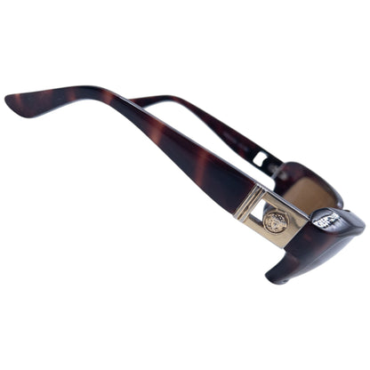 Vintage 90s Gianni Versace Tortoise Shell Sunglasses | O/S, Brown