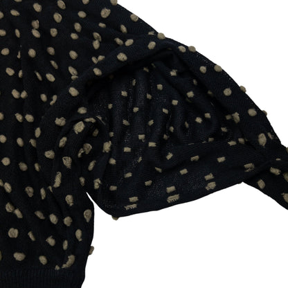 Vintage 1980S Issey Miyake Batwing Bobble Knit Jumper Size L