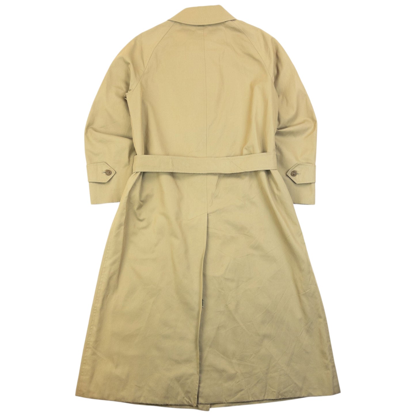 Vintage 90  Burberry Nova Check Lined Belt Waist Trench Jacket Womens Size M | Medium, Beige