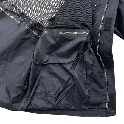 Vintage 90s Oakley Zip Up Jacket Size L | Large, Black
