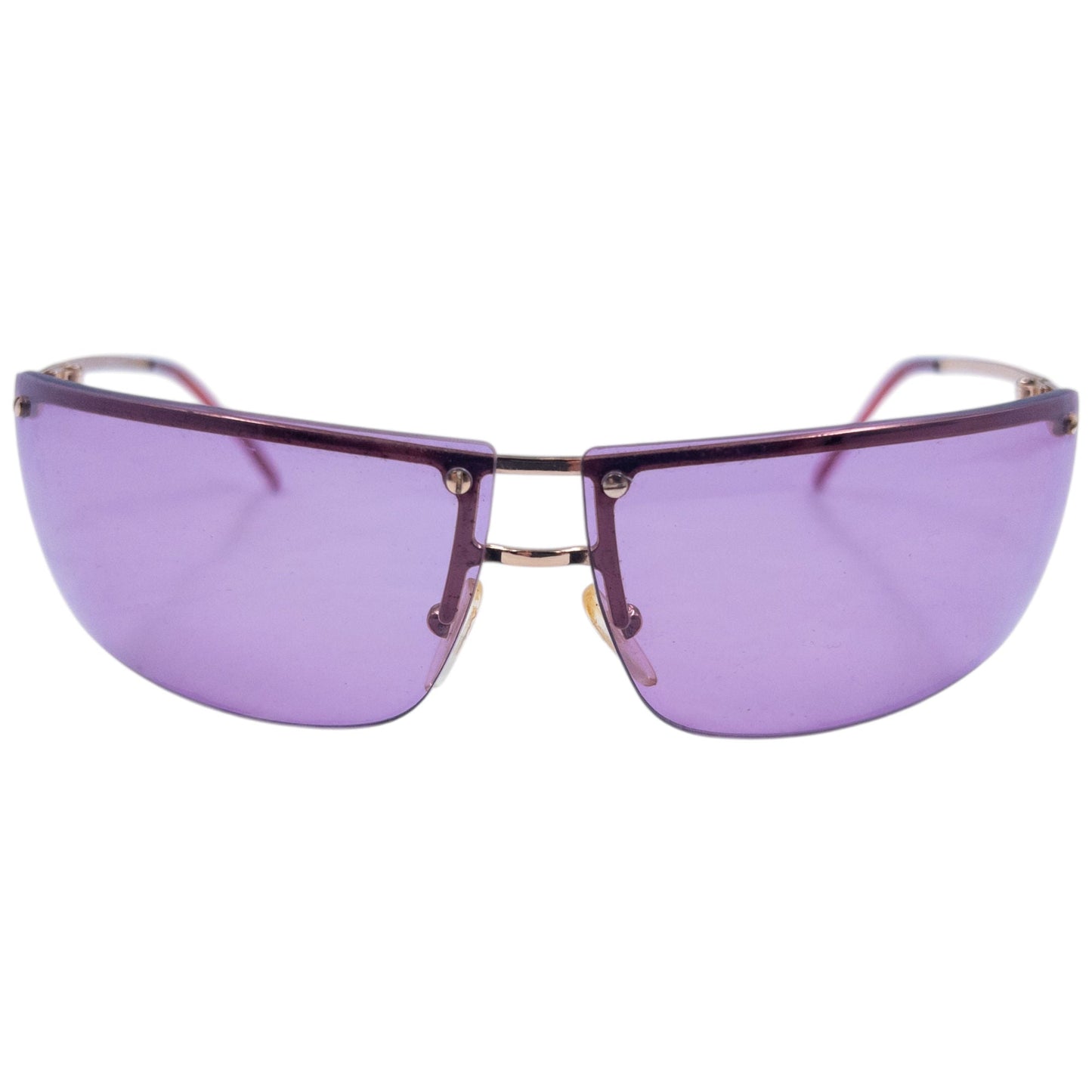 Vintage 90s Gucci By Tom Ford Rimless Sunglasses | O/S, Gold