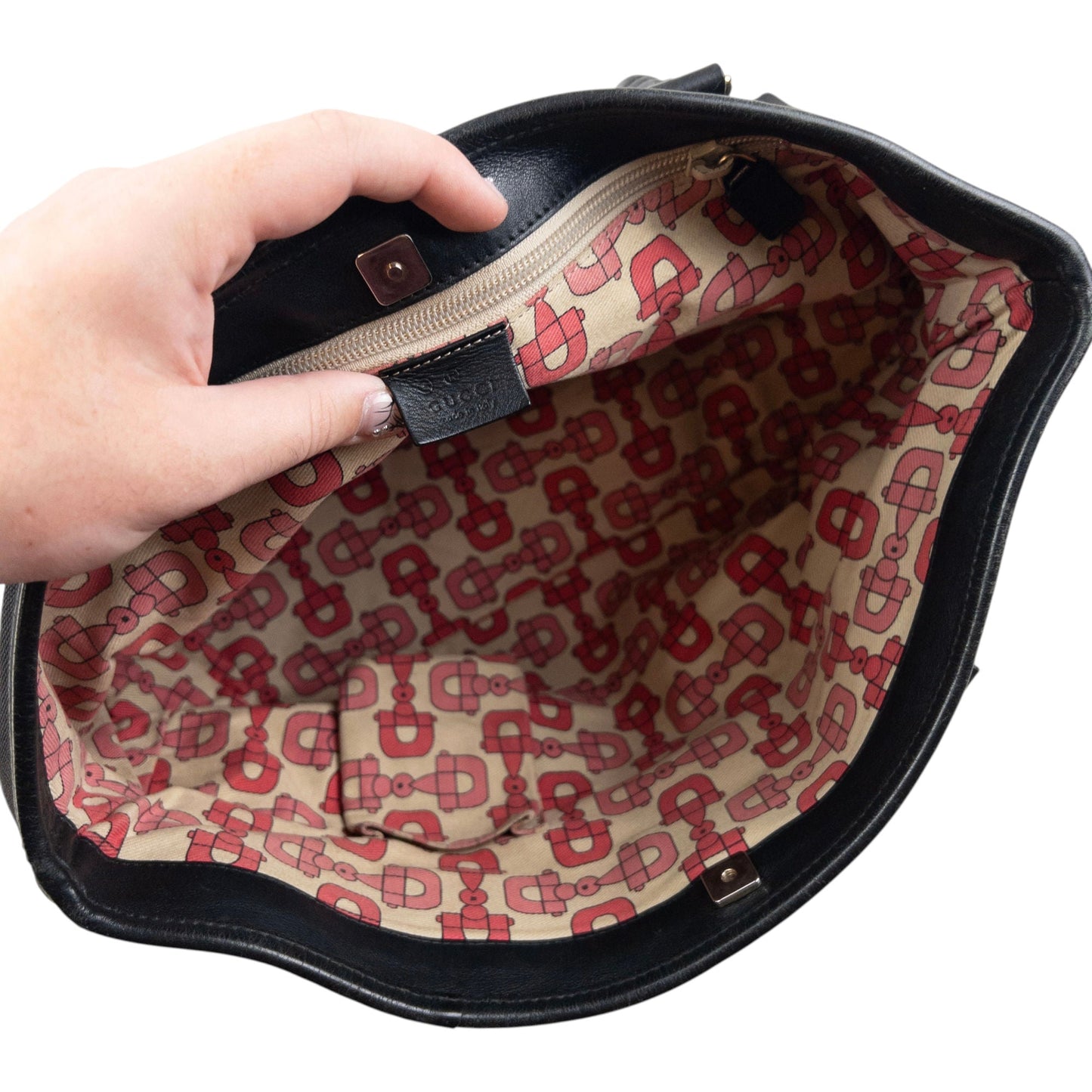 Vintage 2000s Gucci Shoulder Bag | O/S, Black
