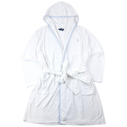 Vintage 2000s Ralph Lauren Terry Cloth Dressing Gown Size L/XL | Large, White