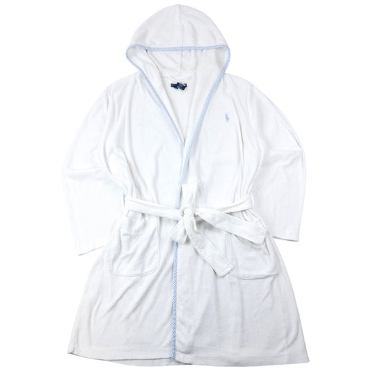 Vintage 2000s Ralph Lauren Terry Cloth Dressing Gown Size L/XL | Large, White
