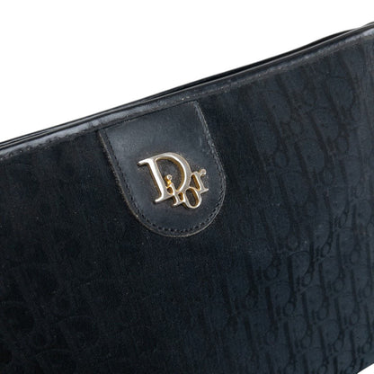 Vintage 80s Dior Monogram Shoulder Bag | O/S, Black