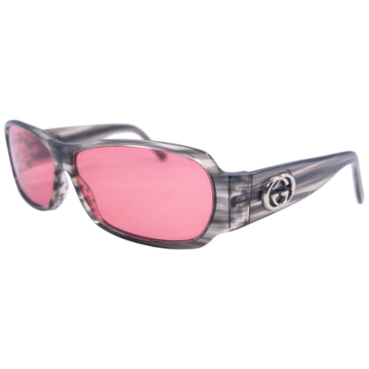 Vintage 2000s Gucci Pattern Sunglasses | O/S, Grey