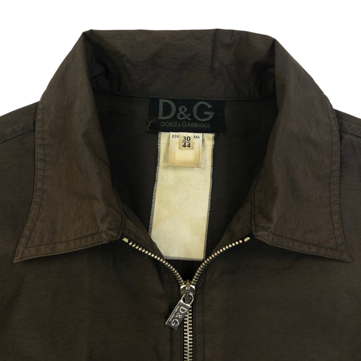 Vintage 2000s Dolce & Gabbana Waterproof Lightweight Jacket Size M | Medium, Brown
