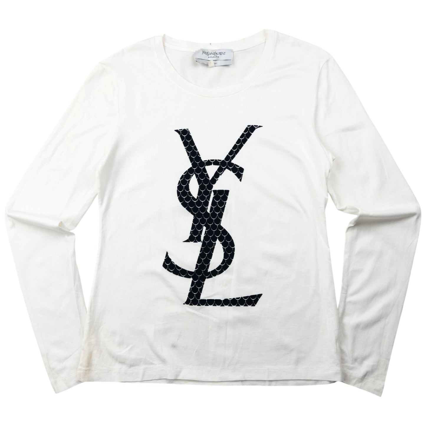Vintage 2000s YSL Yves Saint Laurent By Tom Ford Long Sleeve T Shirt Womens Size S | Small, Black