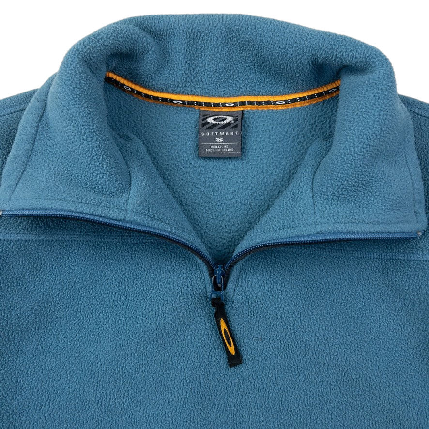 Vintage Oakley Q Zip Fleece Sweatshirt Size M