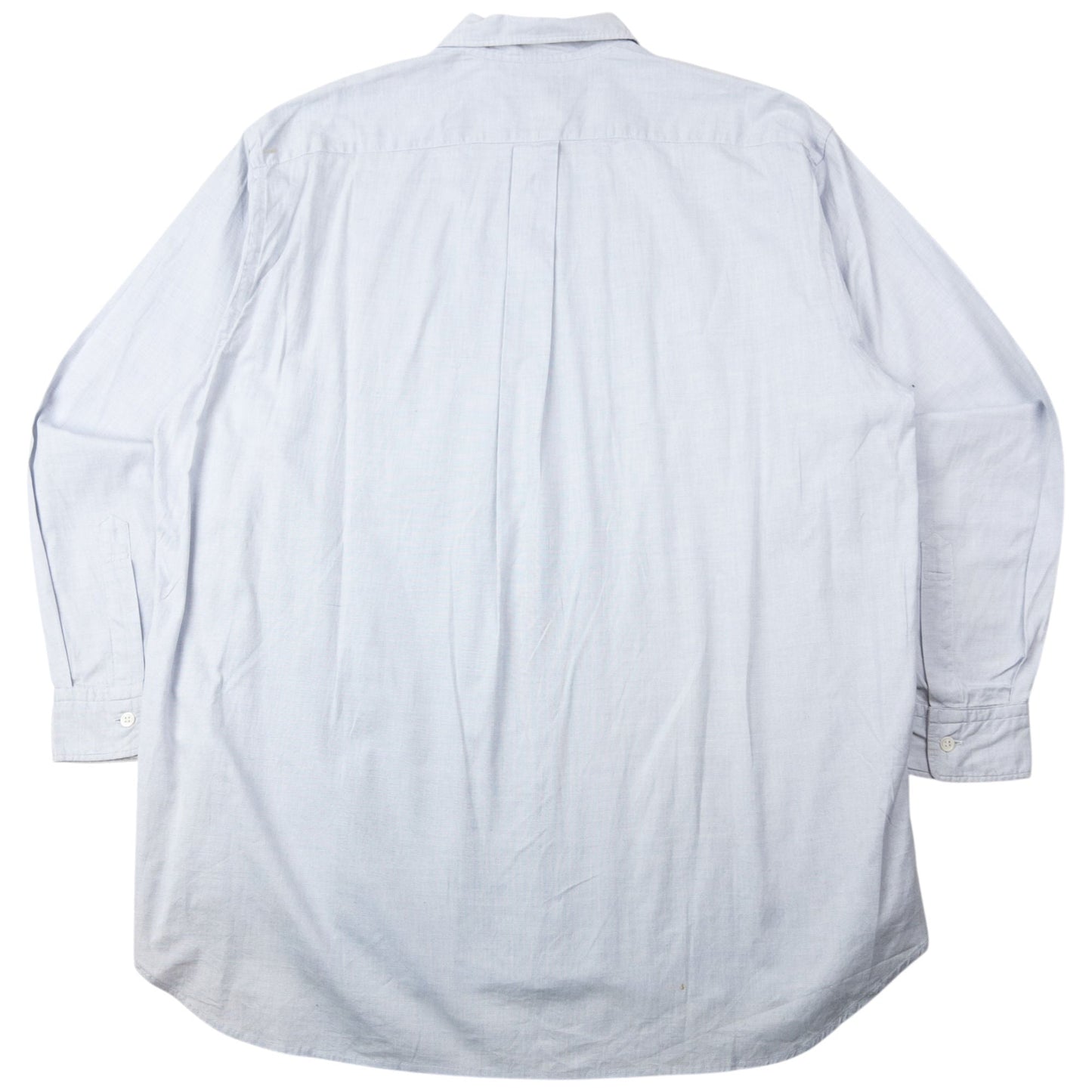 Vintage 1989 Comme Des Garçons HOMME Long Sleeve Button Up Shirt Size XL | XL, Blue