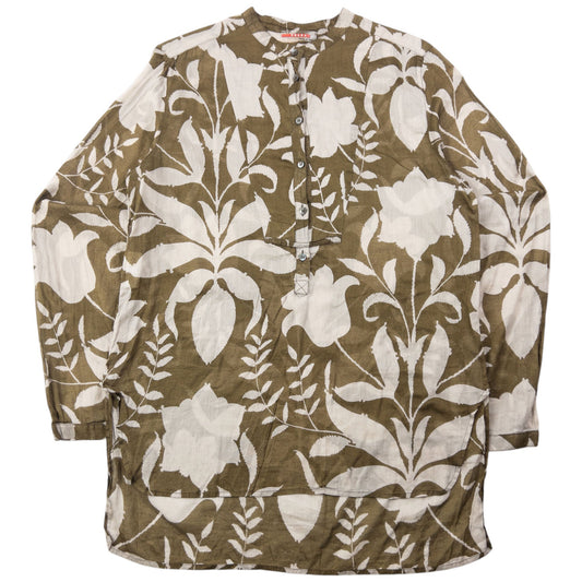 Vintage 2000s Prada Sport Floral Blouse Shirt Womens Size XL | XL, Multicoloured