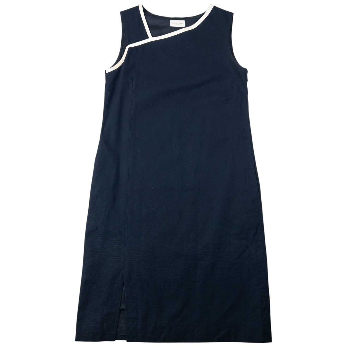 Vintage 2000s Dries Van Noten Dress Womens Size S | Small, Navy