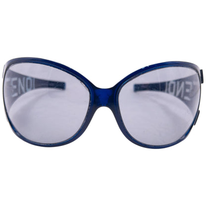 Vintage 90s Fendi Oversized Sunglasses | O/S, Blue