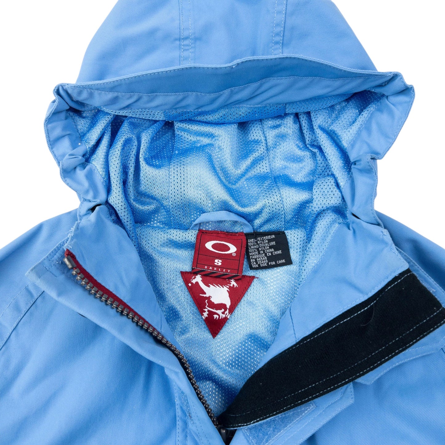 Vintage 90s Oakley Zip Up Snowboarding Jacket Size S | Small, Blue