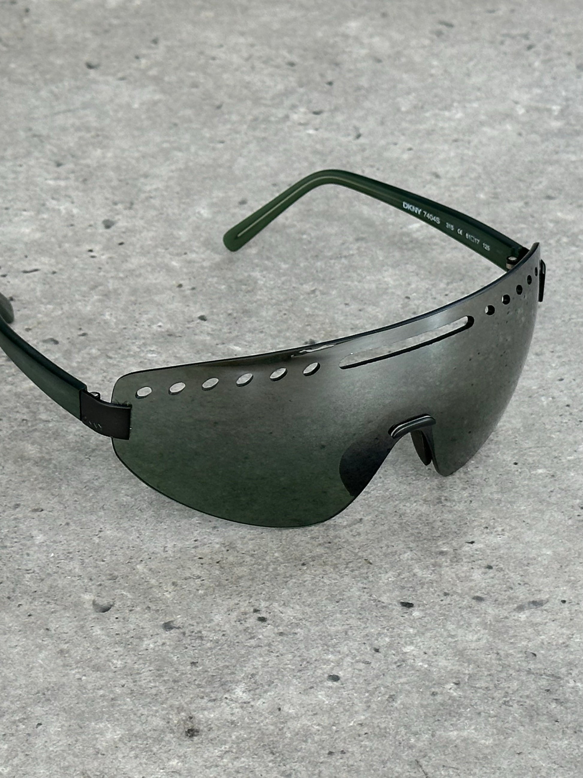 DKNY 2000s Rimless Shield Sunglasses