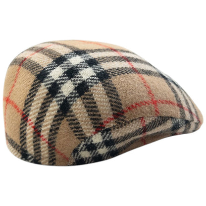 Vintage 90s Burberry Nova Check Structured Flat-Cap Hat | O/S, Brown