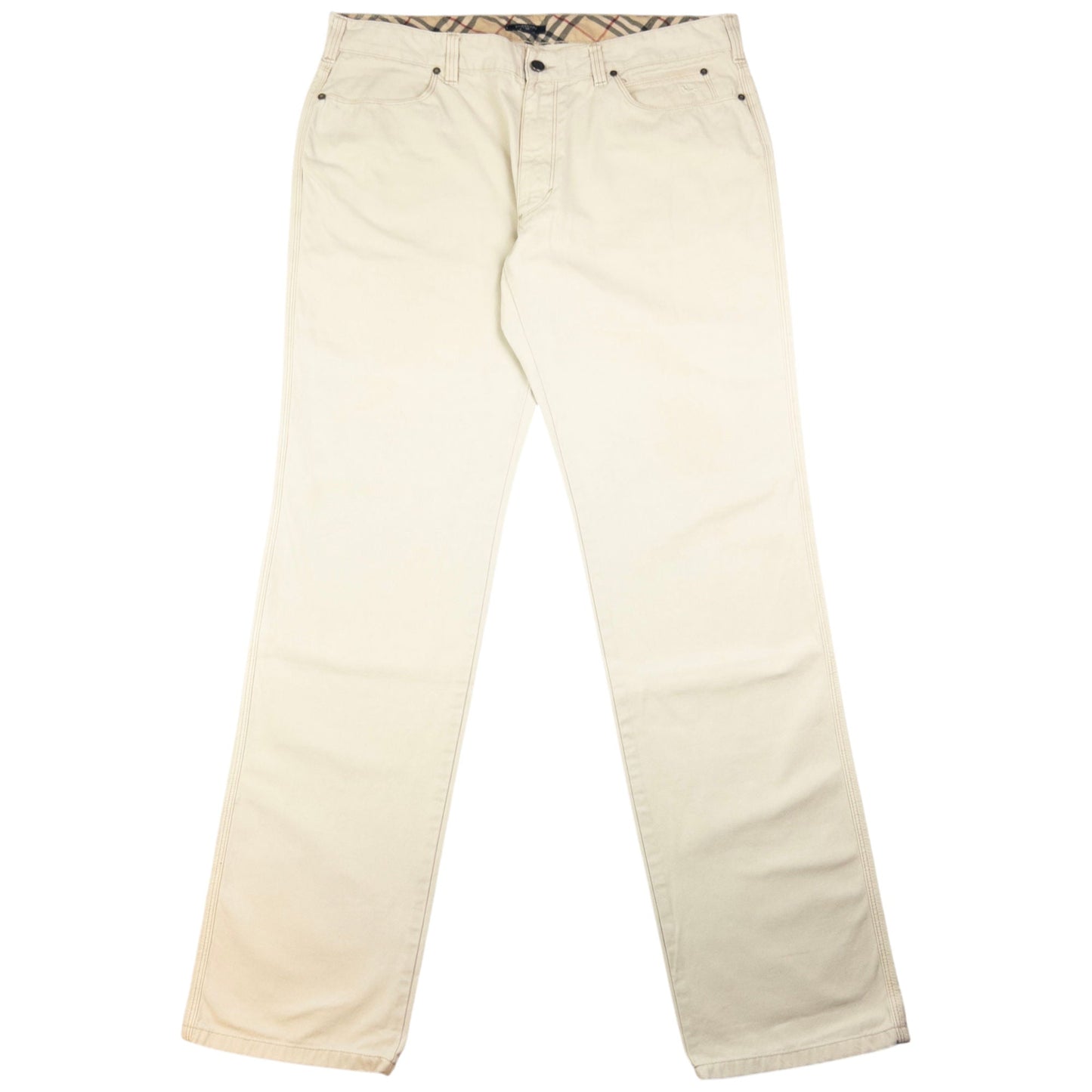 Vintage Burberry Nova Check Waist Trousers Size W38