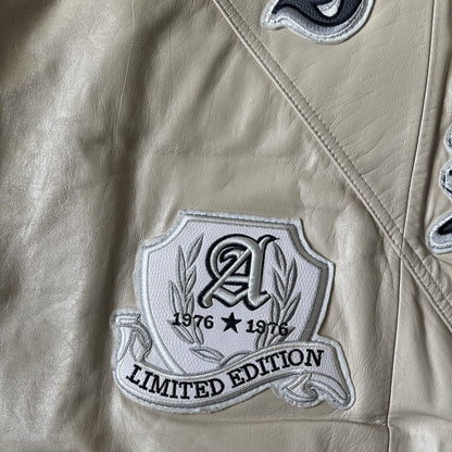 Avirex Leather Varsity Jacket - XL