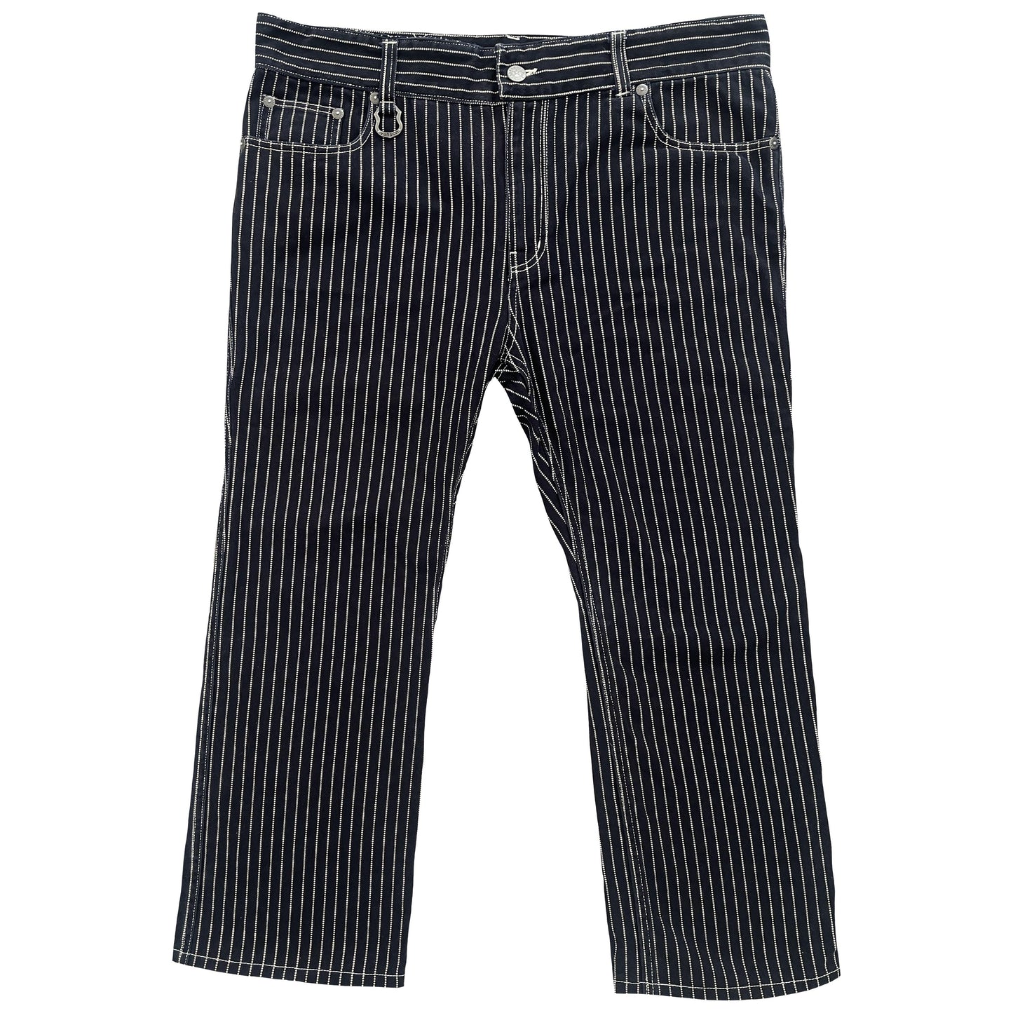 Vanson Leathers Pinstripe Biker Pants