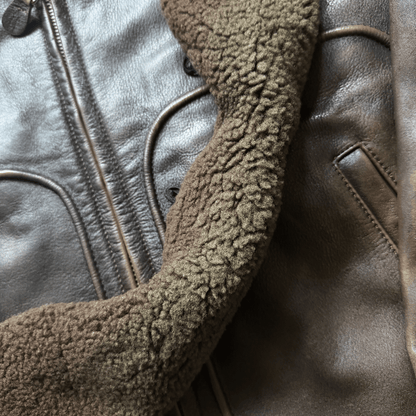 Avirex 1980's G-1 Heavyweight Leather Flight Jacket - M / L | Medium, Brown