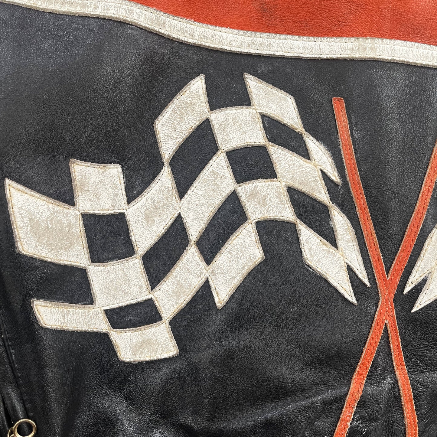 Vanson Leathers Motorcycle Racer Jacket - M