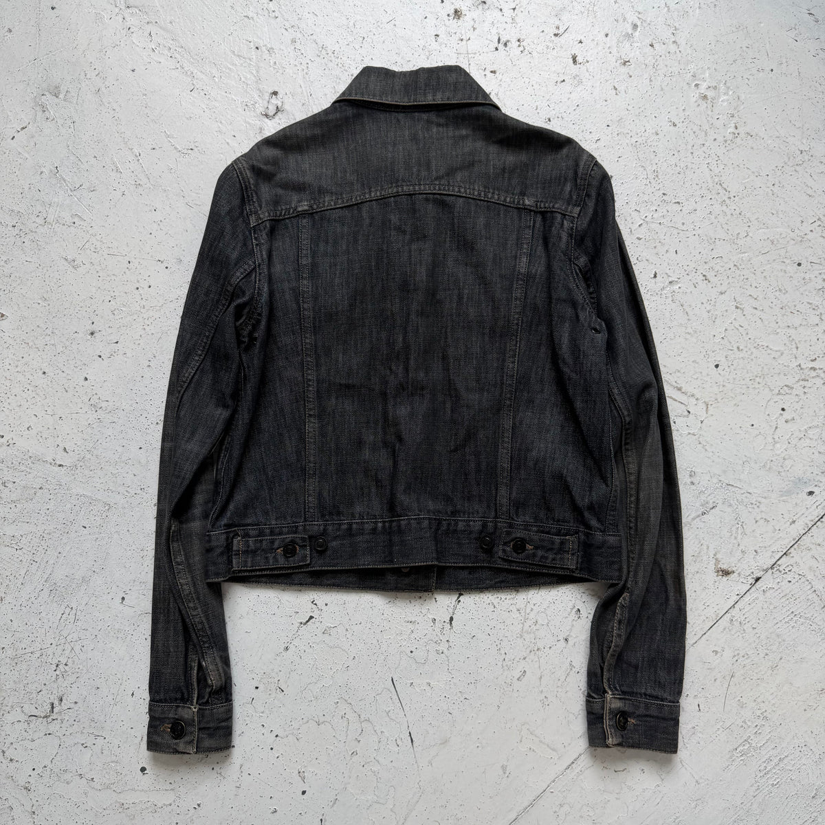 2000s gucci by tom ford denim jacket | O/S, Red