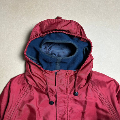 A/W 1993 Crimson Red Formula Steel Balaclava Parka