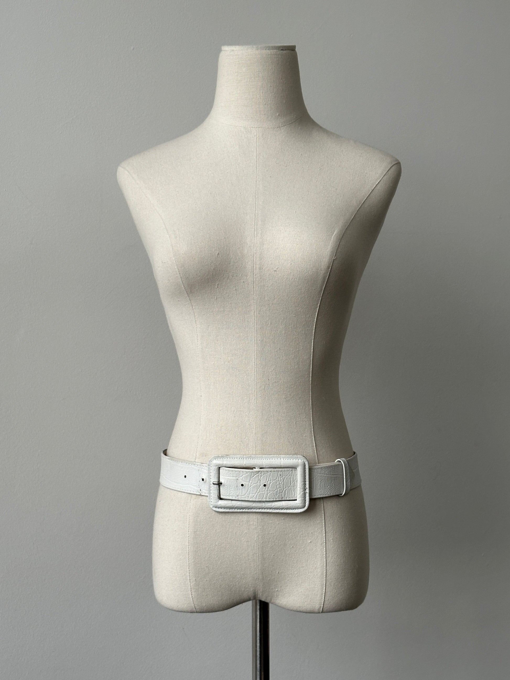 Jaeger 1990s Slim Leather Belt - W29-33