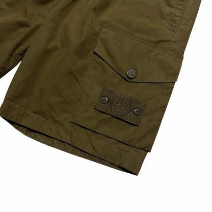 Stone Island Ghost Cargo Shorts | W32, Olive