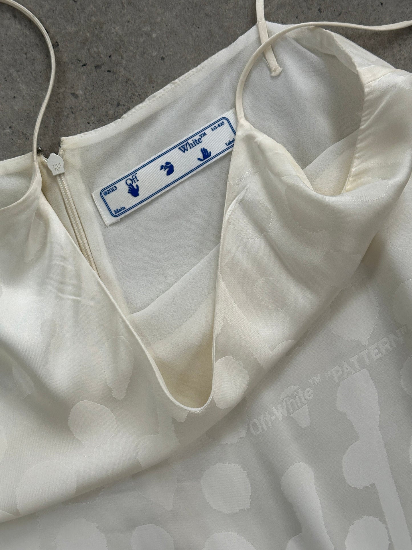 Off-White PATTERN Two Piece Cami & Shirt Dress Set - S/M