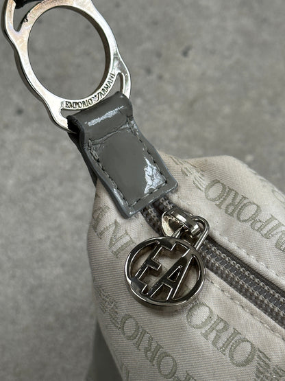 Emporio Armani 2000s Monogram Baguette Shoulder Bag