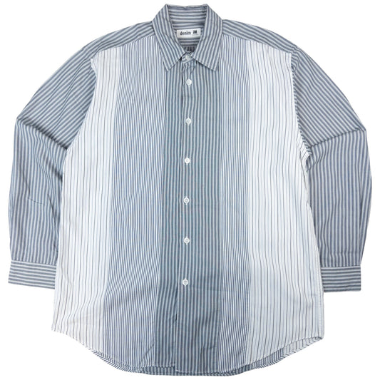 Vintage Issey Miyake Striped Long Sleeve Button Up Shirt Size M