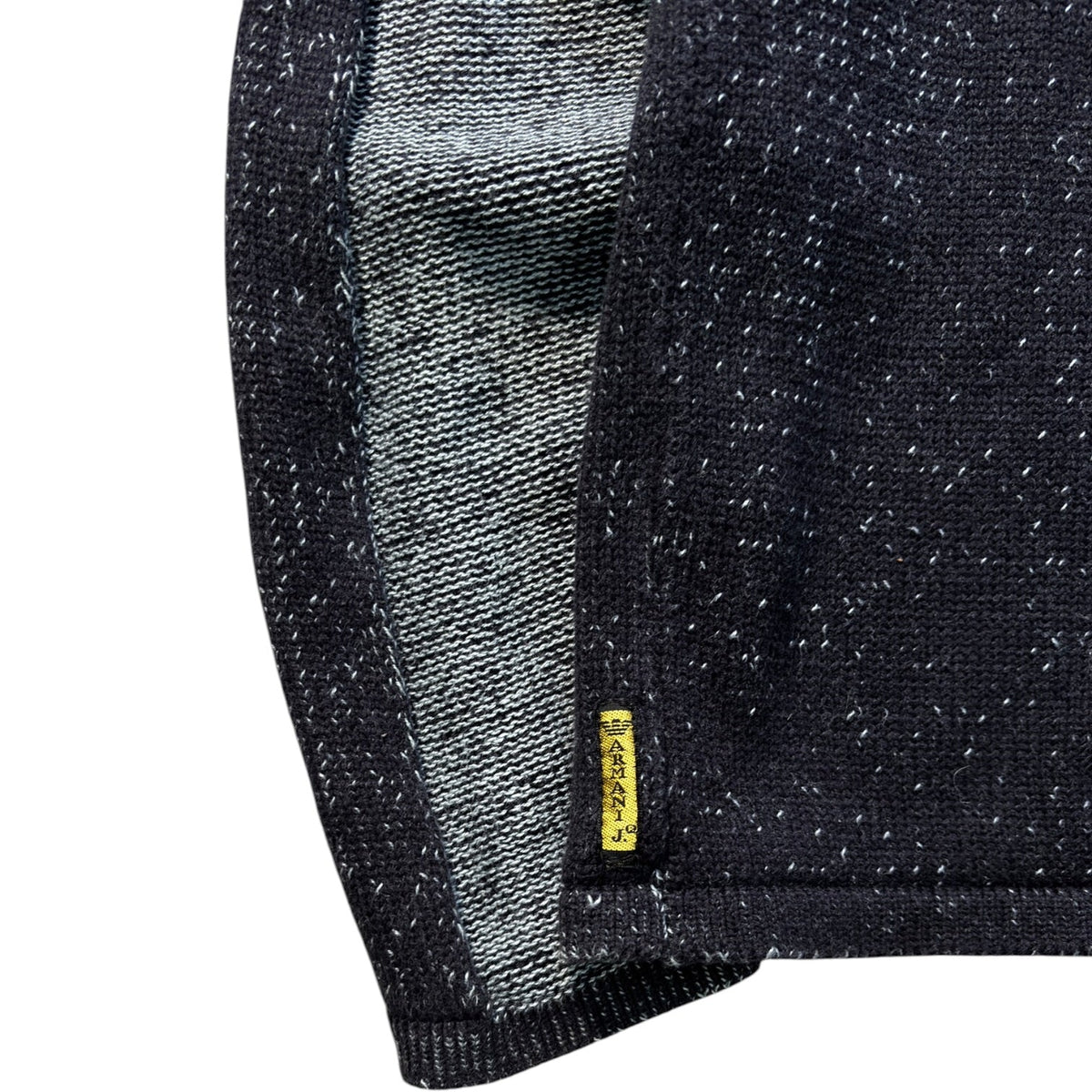 Armani Jeans 00’s Cotton Knit Two Tone Jumper M | Medium, Multicoloured