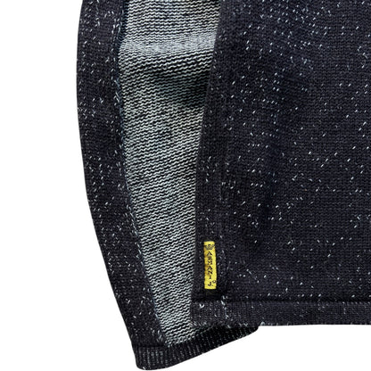 Armani Jeans 00’s Cotton Knit Two Tone Jumper M | Medium, Multicoloured