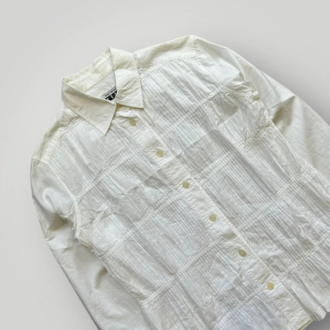 Issey Miyake Fete Crinkle Shirt M