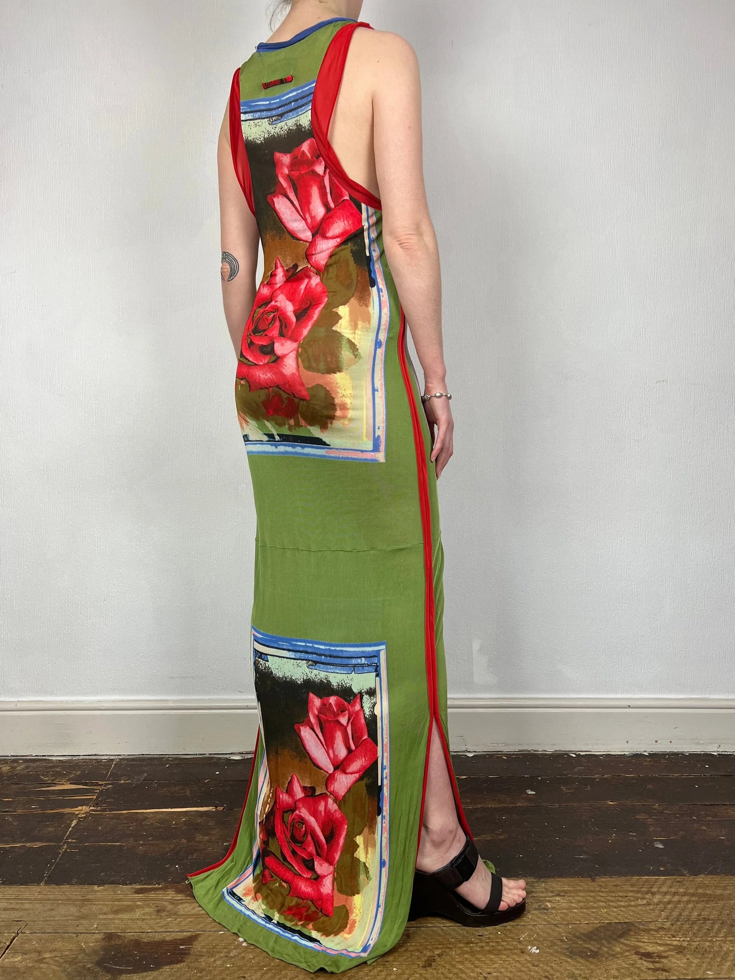 Jean Paul Gaultier 1990s rose dress