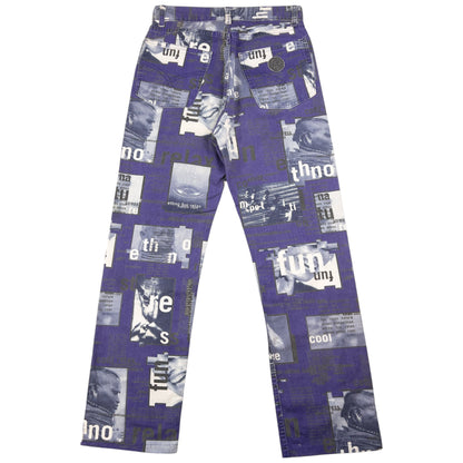 Vintage Moschino Jeans Graphic Print Jeans Size W26