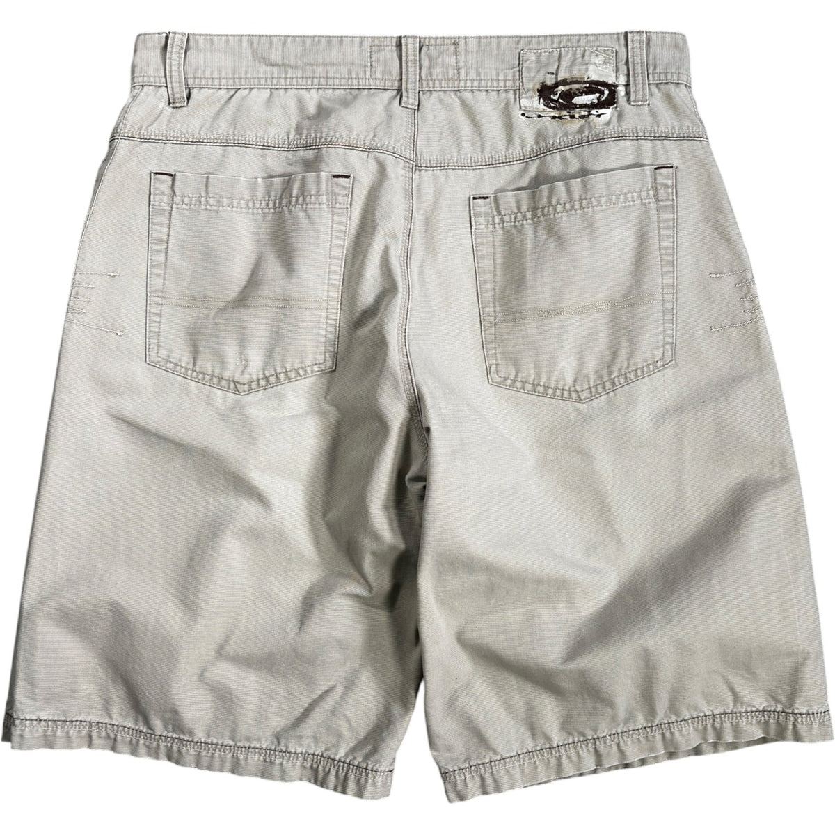 Oakley 2006 Cotton Embroidered Shorts W34 | W34, Cream