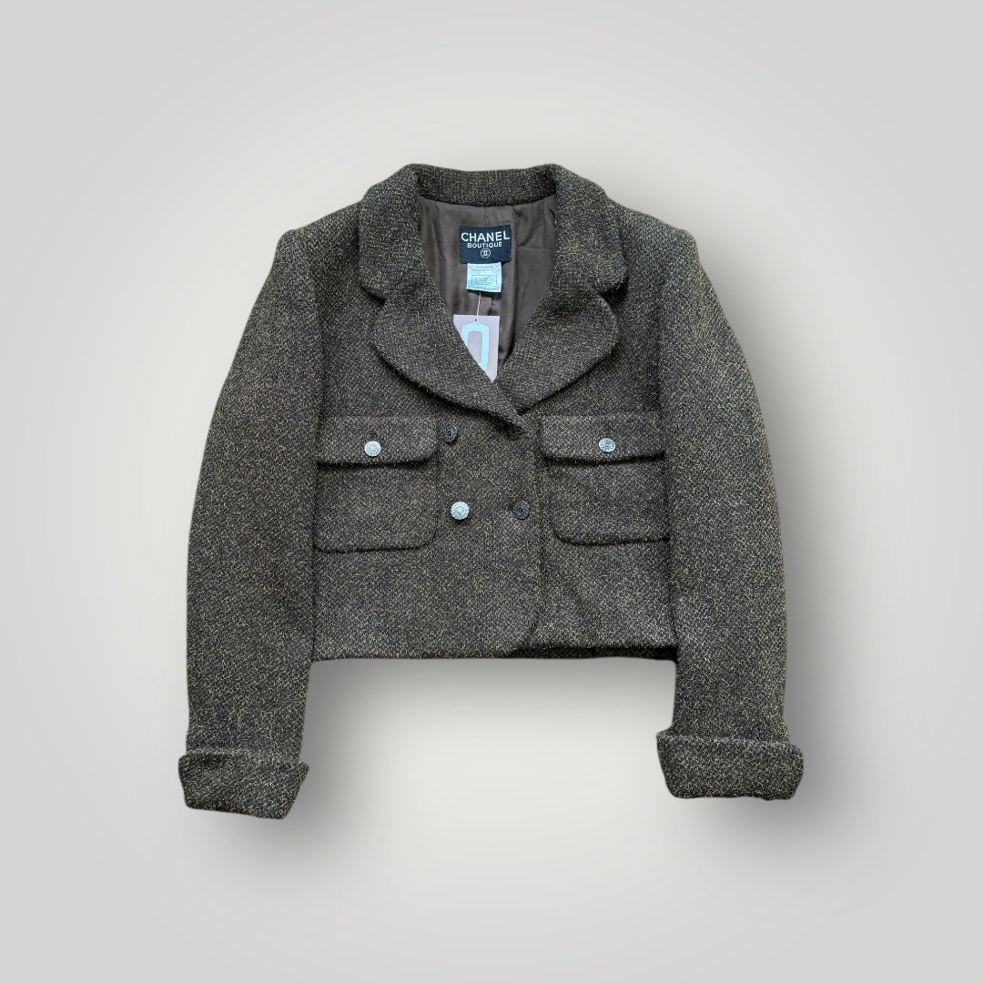 ★ 5351 POUR LES HOMMES military sheep leather ノーカラー シープ レザー リブ ジャケット MA-1 5351プールオム ★ 2 ブラック 5351 POUR LES HOMMES Rider Jacket