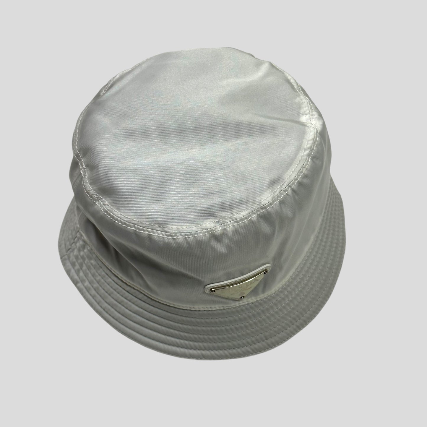 Prada Milano Nylon Bucket Hat - M