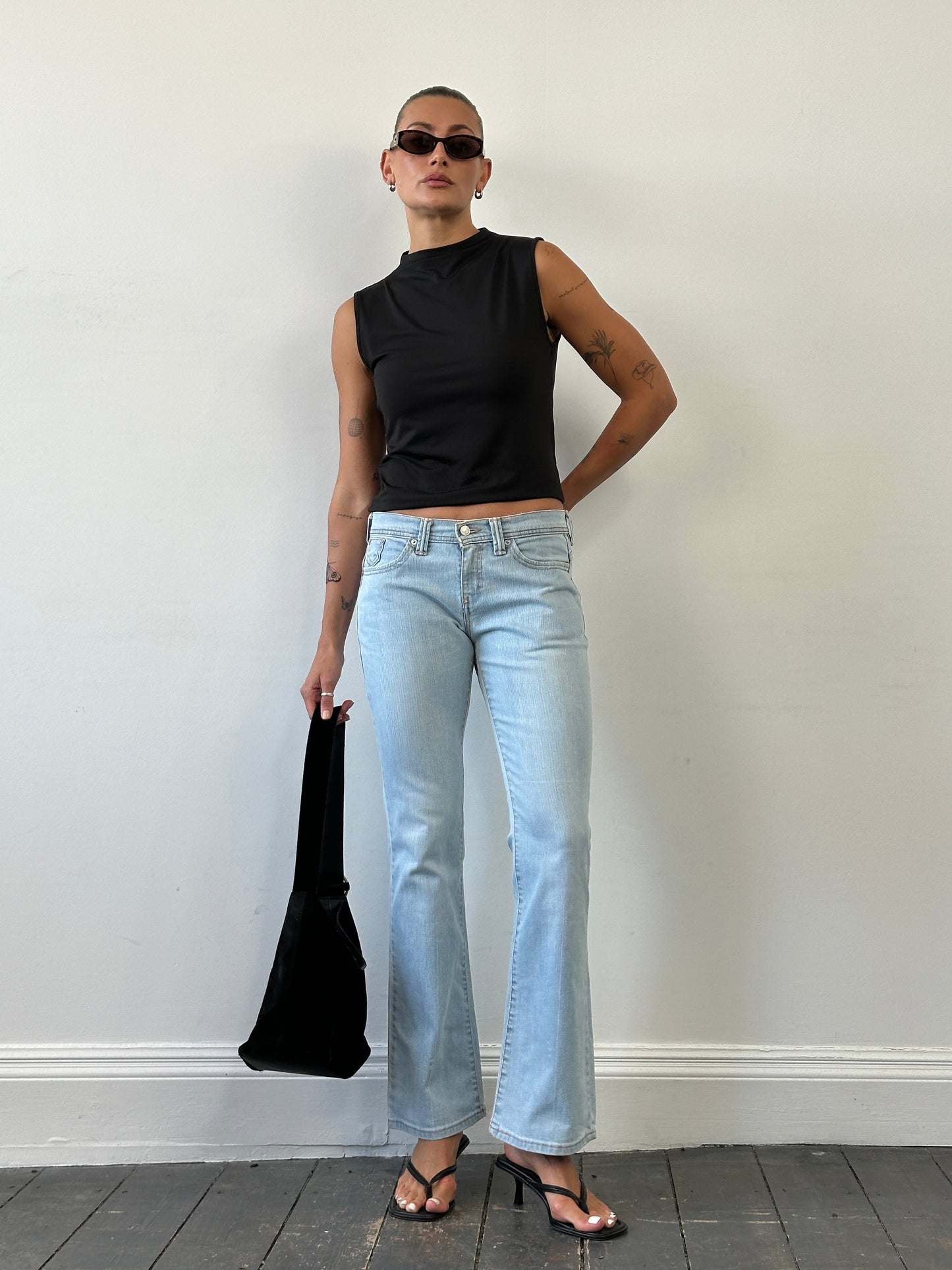 Levi’s Low Waist Flared Denim Jeans - W28