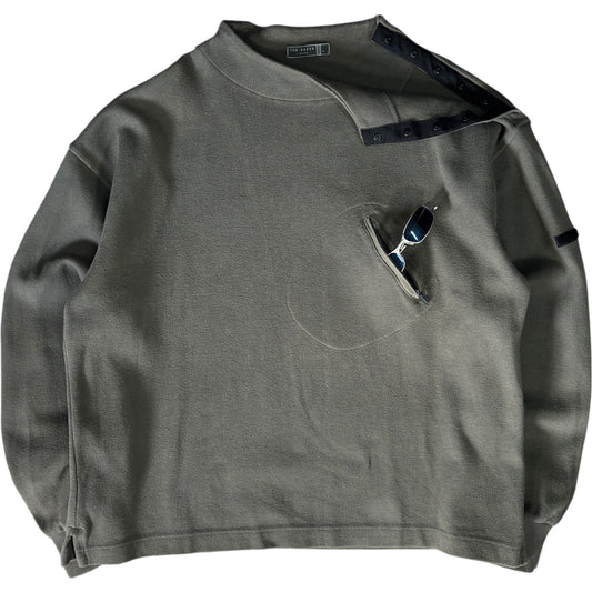 Ted Baker 00's Chest Pocket Sweatshirt XL | XL, Olive