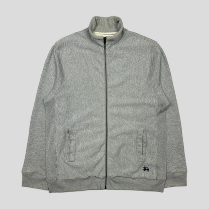 Stussy 90’s Embroidered Stock Logo Cotton Jacket - M/L | Medium, Grey