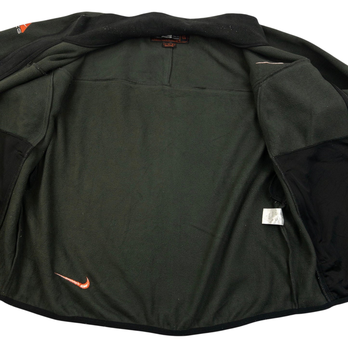 Vintage 2000s Nike ACG Therma-Fit Fleece Jacket Size L | Large, Grey